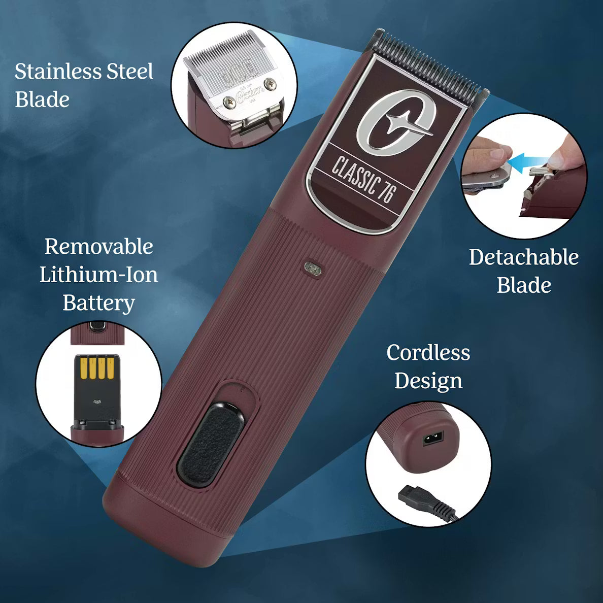 Oster® Professional™ Cordless Classic 76® Clipper image 2
