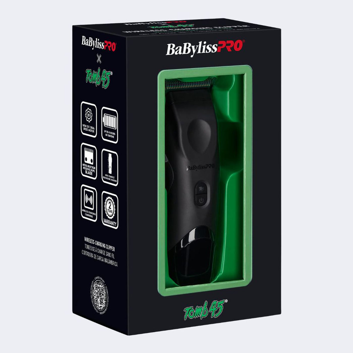 BaBylissPRO® x Tomb45® Wireless-Charging Clipper image 2